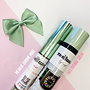 Satin Bow - Sage Green