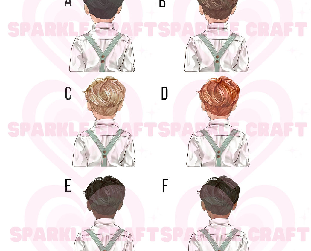 LARGE Sage Braces - Page Boy Decal