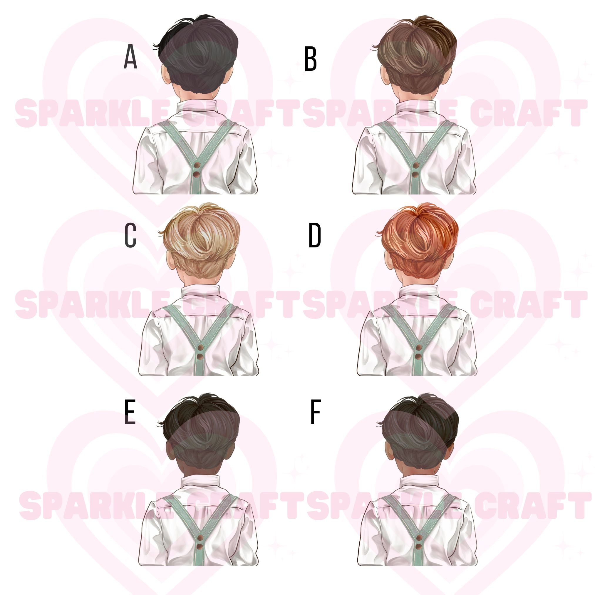Sage Braces - Page Boy Decal