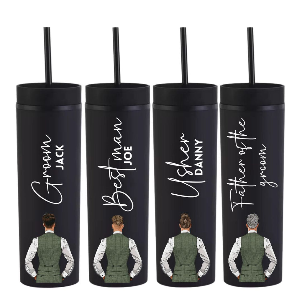 Olive Groomsmen Decal