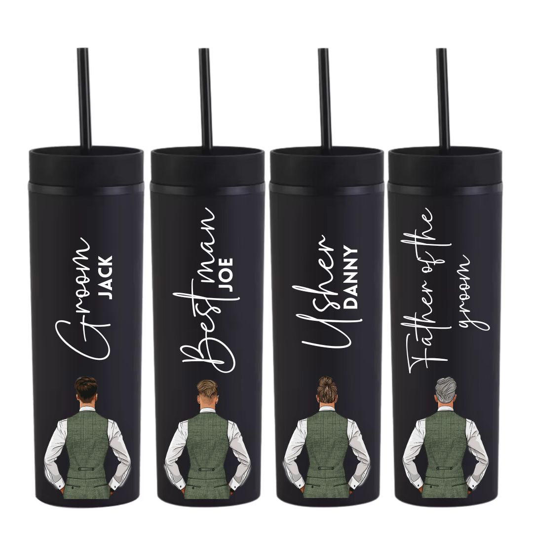 Olive Groomsmen Decal