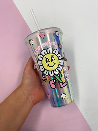 Don't Trip on Whats Behind You - 24oz Coldcup Wrap