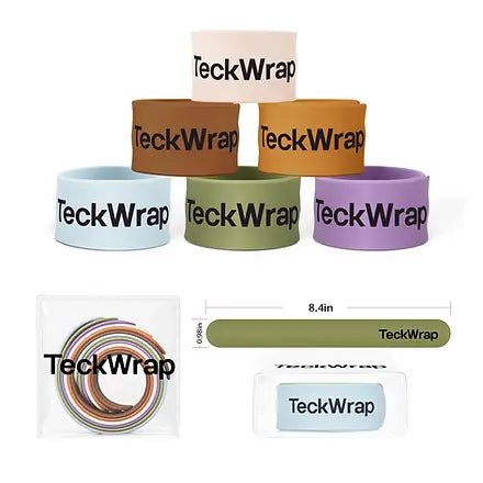 Teckwrap Silicone Slap Bracelets - Morandi Colours