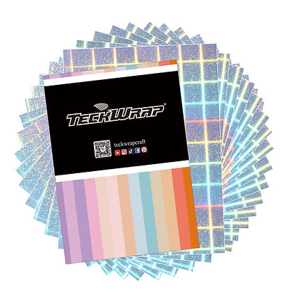 Holographic Checkered Sticker Vinyl