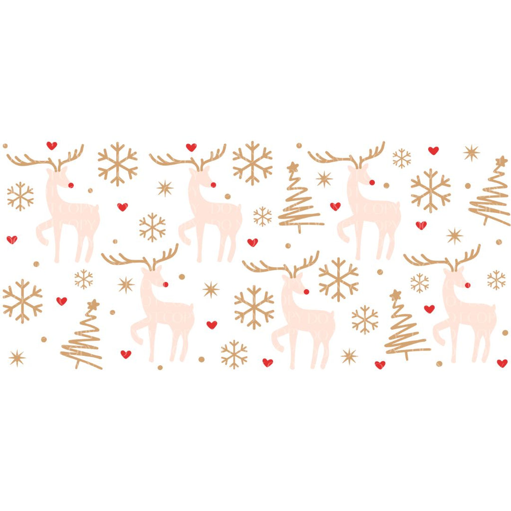 UVDTF - 16oz Christmas Reindeer
