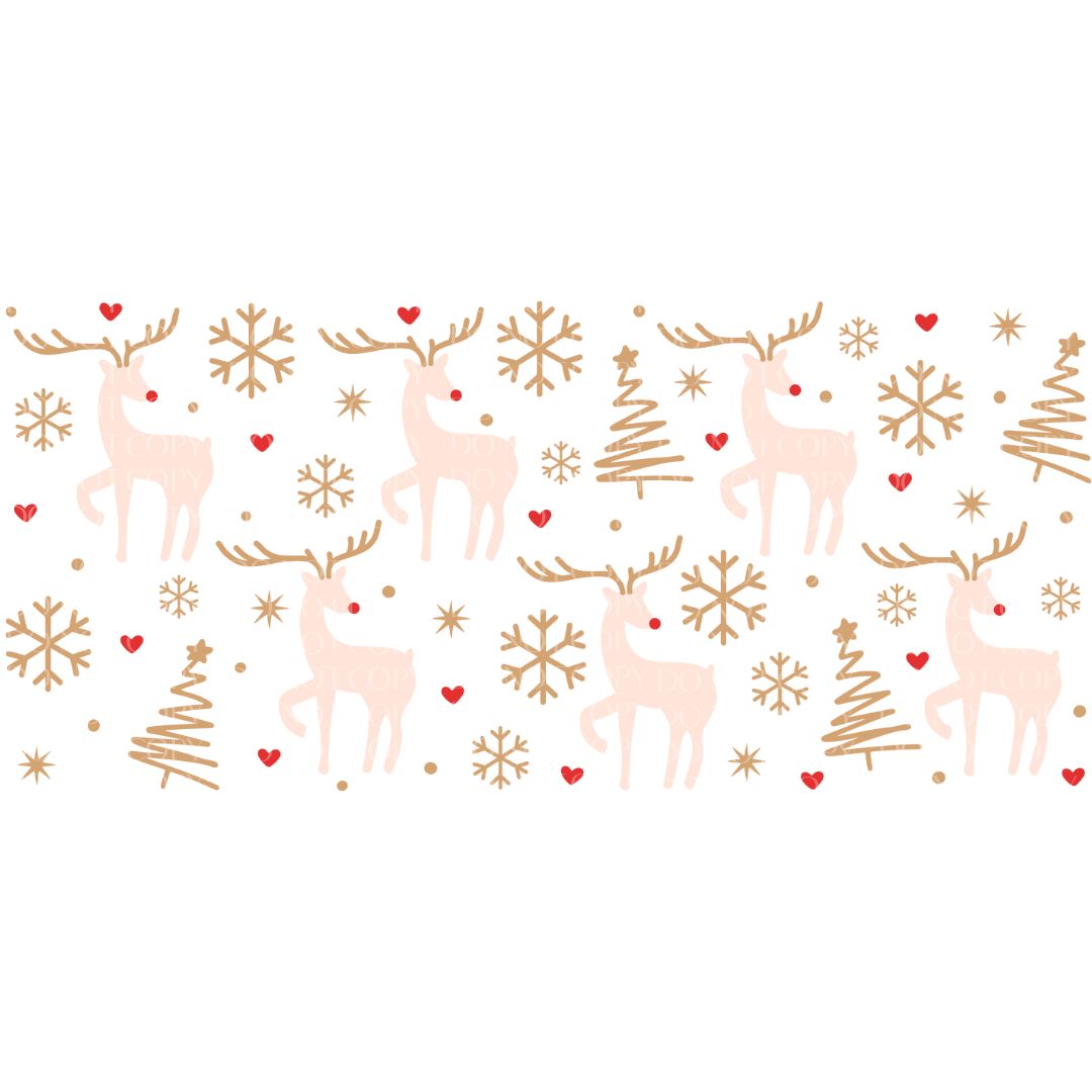 UVDTF - 16oz Christmas Reindeer