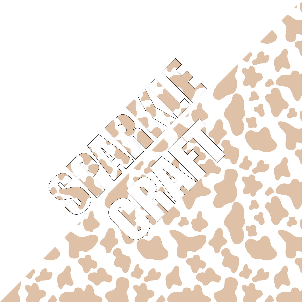Brown Cow Pattern Vinyl