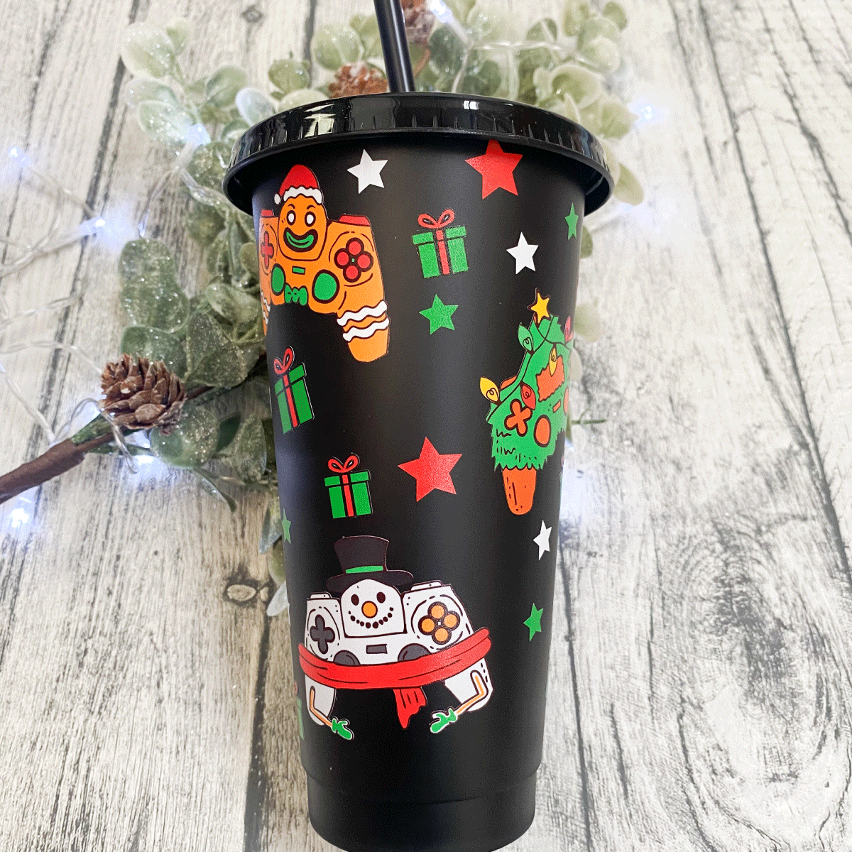 Christmas Gaming Coldcup Wrap