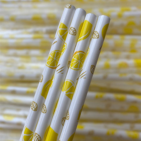 White Lemon Straw