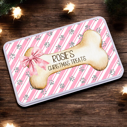 Tin Decal - Pink Bow